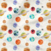 Solar System (Bianca Cream) | Nature, Children Fabric Design | Hip Kid Designs